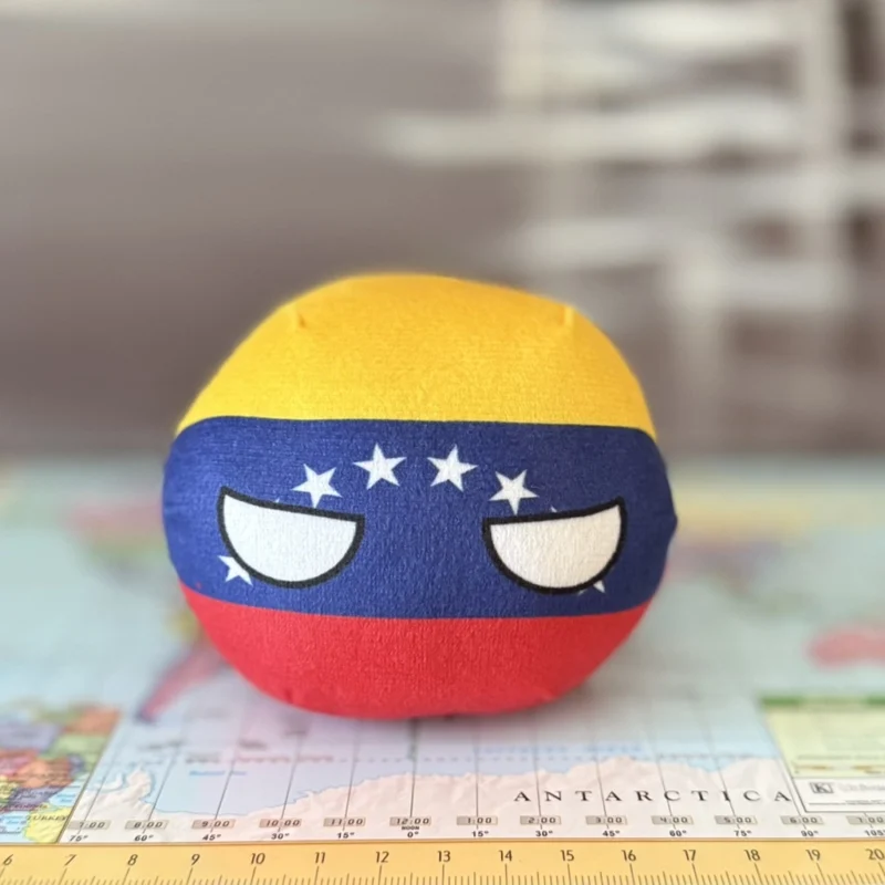 16-Venezuela-4-inch-2 V2 Venezuela Countryball plushie, side view