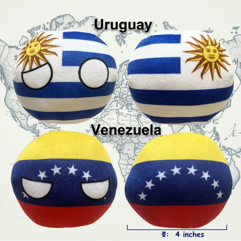 6PC: Colombia, Venezuela, Paraguay, Ecuador, Peru, Uruguay, additional product view