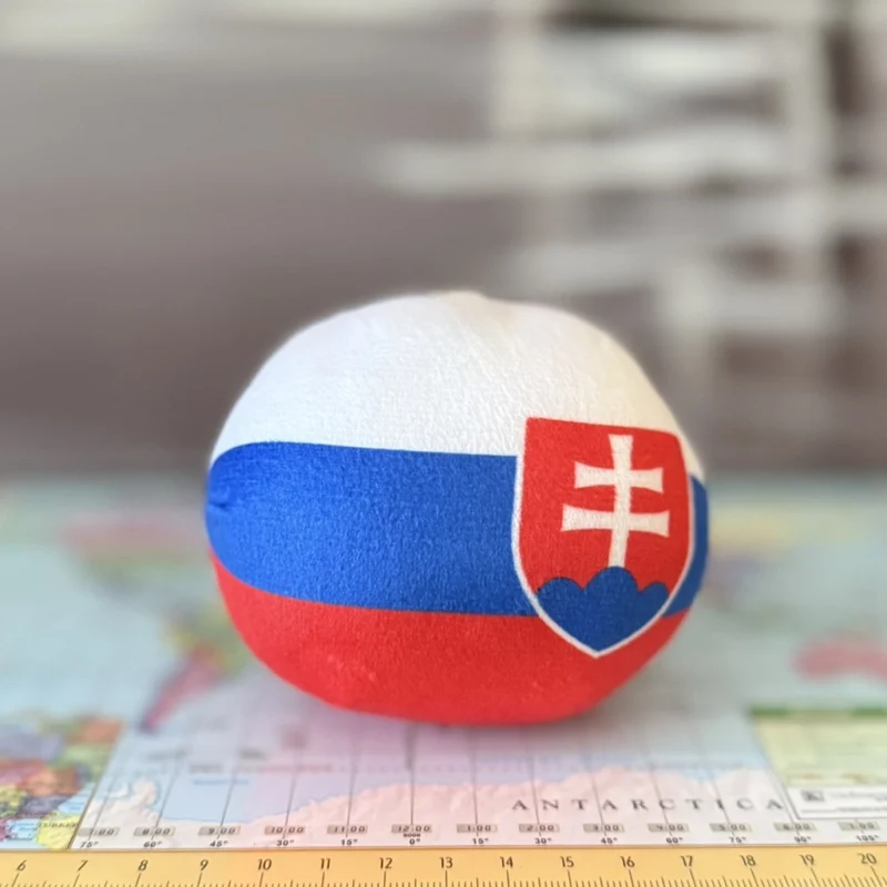 17-Slovakia-4-inch-3 V2 Slovakia Countryball plushie, back view