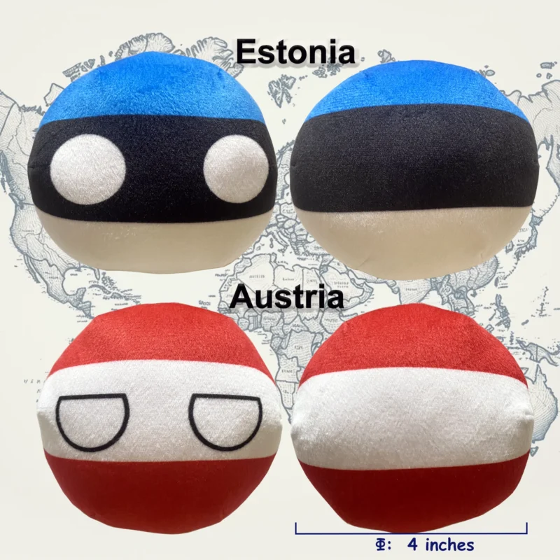 6PC: Austria, Slovakia, Latovia, Lithuania, Estonia, Montenegro, arranged product view