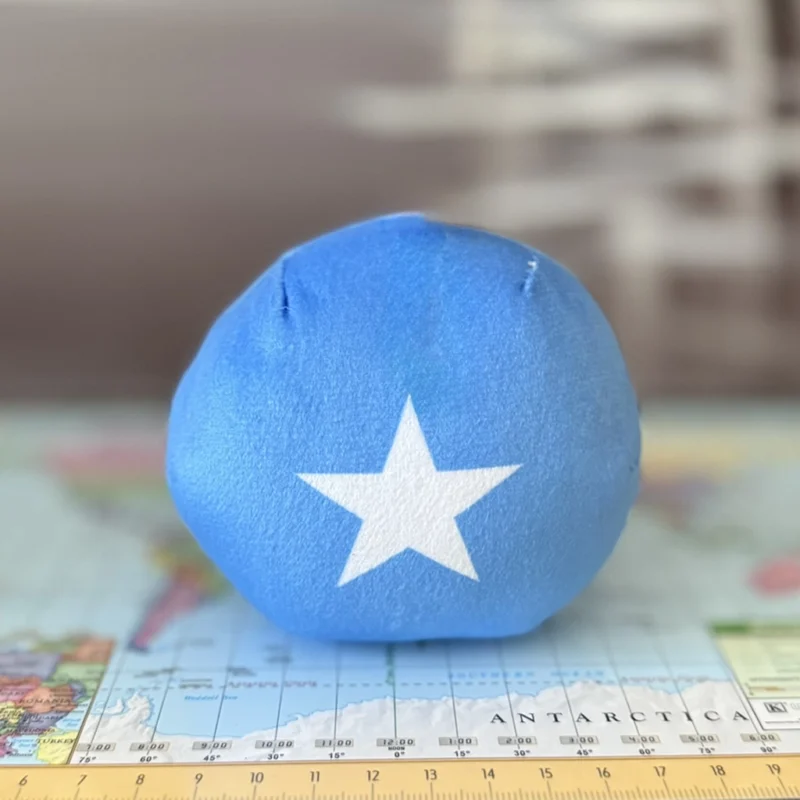 Somalia Countryball plushie, back view