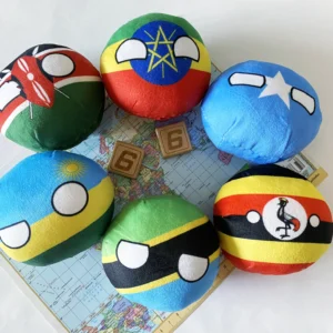 18KE-RW-SO-TZ-UG-ET 1 6PC: Kenya, Rwanda, Somalia, Tanzania, Uganda, Ethiopia, group view