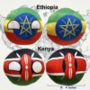 6PC: Kenya, Rwanda, Somalia, Tanzania, Uganda, Ethiopia, arranged product view