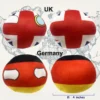 6PC: UK, Germany, Greece, Japan, Russia, Canada, arranged product view