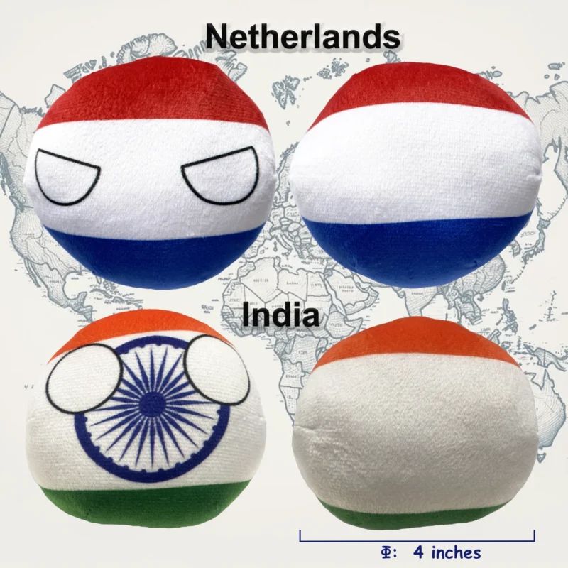 6PC: Portugal, Poland, Netherlands, India, Vietnam, Hungary, arranged product view