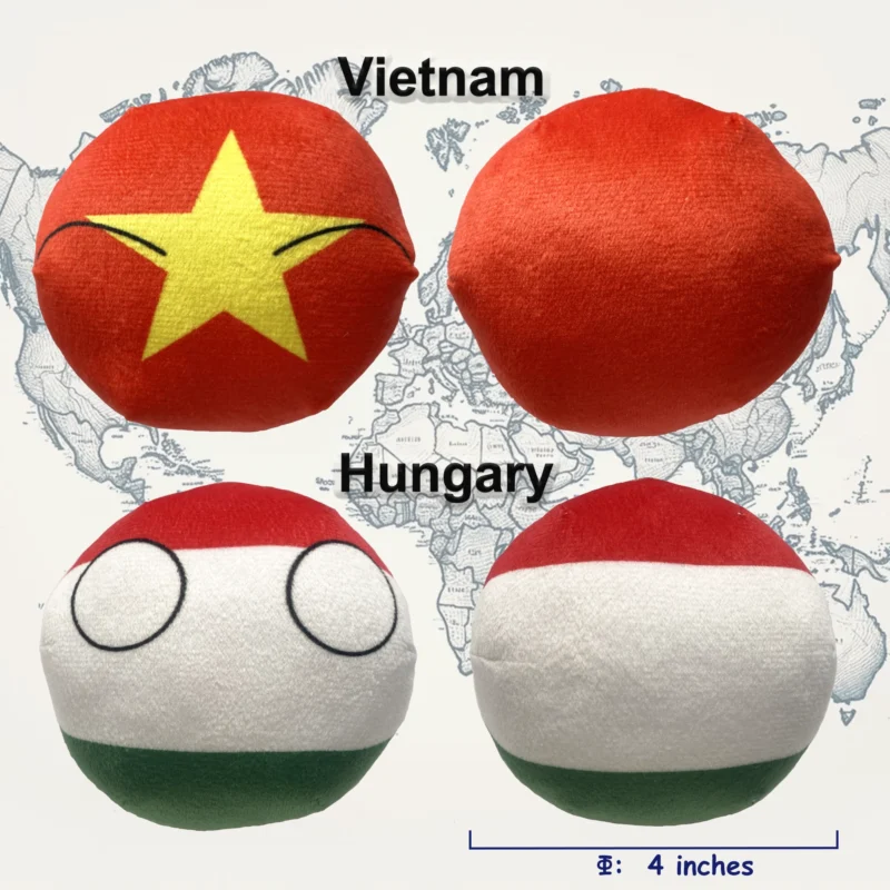 6PC: Portugal, Poland, Netherlands, India, Vietnam, Hungary, additional product view