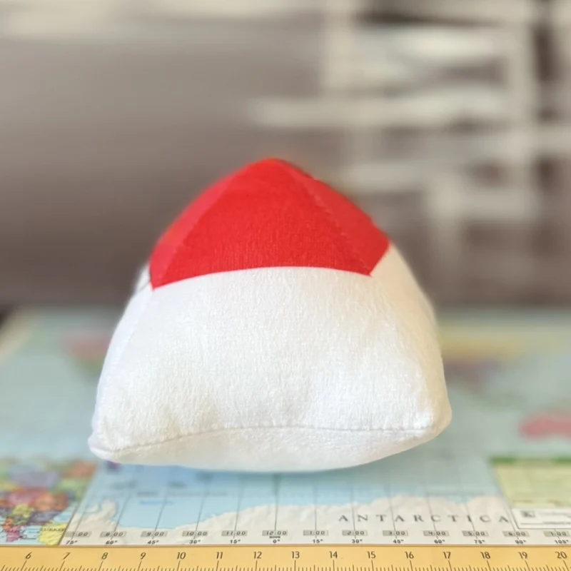 Singapore Countryball plushie, back view