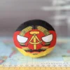 41-East Germany-4-inch-2 V2 East Germany Countryball plushie, side view