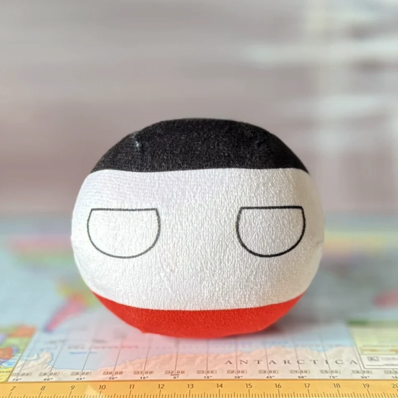 German Empire Countryball plushie, side view