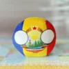 Romania old Countryball plushie, side view