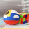 Russian Empire Countryball plushie, front view