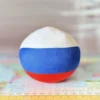 Russian Empire Countryball plushie, back view