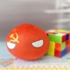 Soviet Union Countryball plushie, front view