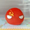 Soviet Union Countryball plushie, side view