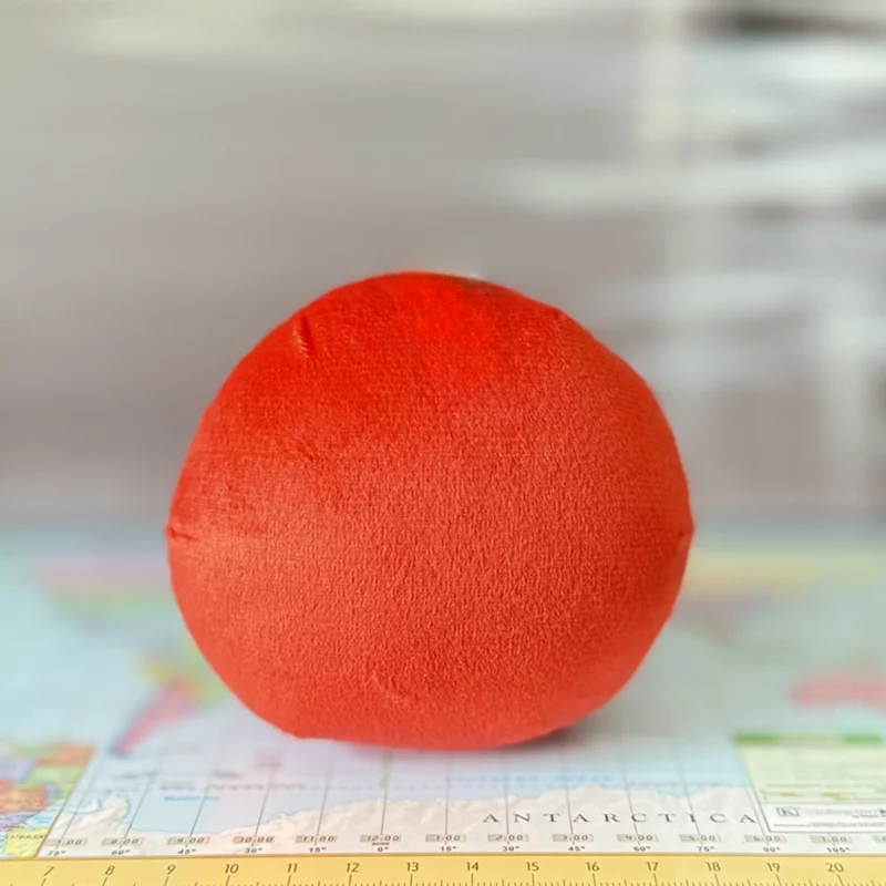 Soviet Union Countryball plushie, back view