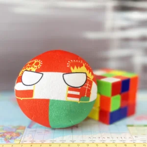 42-Austro-Hungarian_Empire-4-inch-1 V2 Austro Hungarian Empire Countryball plushie, front view