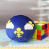 Kingdom of France Countryball plushie, front view