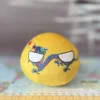Qing Countryball plushie, side view