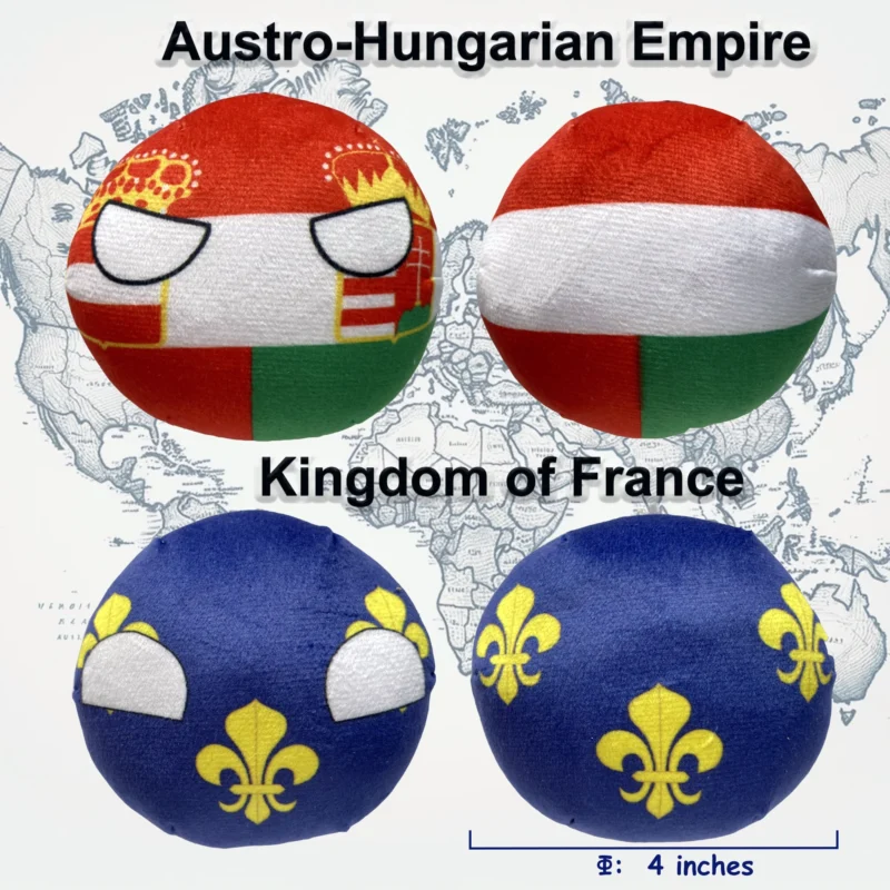 6PC: Prussia, Austro Hungarian Empire, Qing, Kingdom of France, Holy Roman Empire, Rome, arranged product view