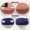 6PC: South Korea, Qatar, Malaysia, Thailand, Chile, Argentina, additional product view