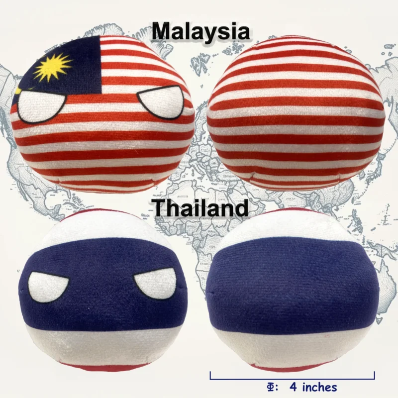 6PC: South Korea, Qatar, Malaysia, Thailand, Chile, Argentina, additional product view