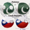 6PC: Spain, Pakistan, North Korea, Czech Republic, South Africa, New Zealand, arranged product view