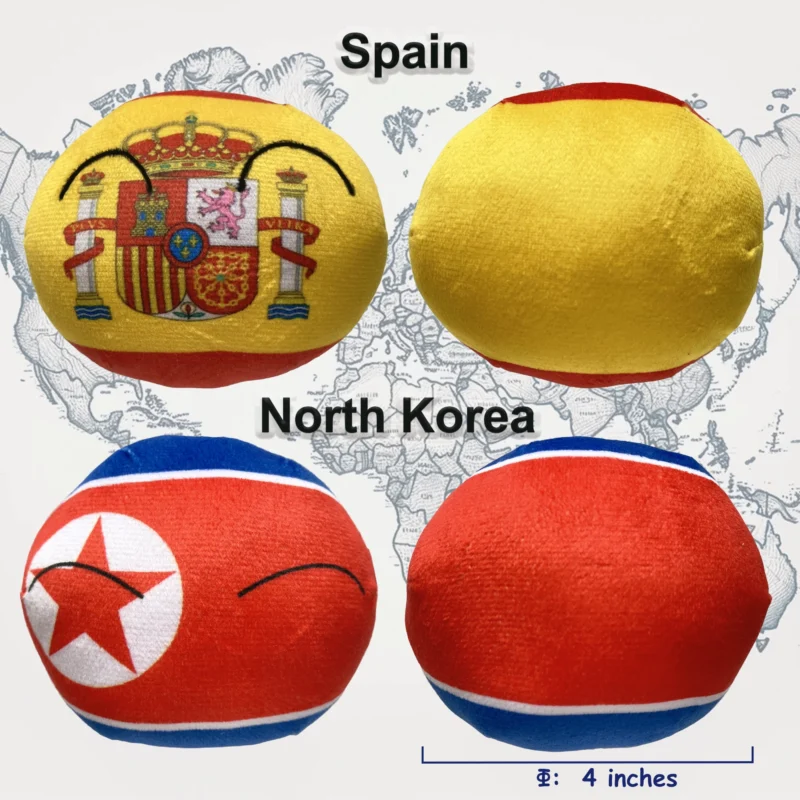 6PC: Spain, Pakistan, North Korea, Czech Republic, South Africa, New Zealand, additional product view