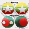 6PC: Philippines, Laos, Myanmar, Indonesia, Bangladesh, Sri Lanka, additional product view