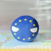 European Union Countryball plushie, side view