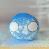 United Nations Countryball plushie, side view
